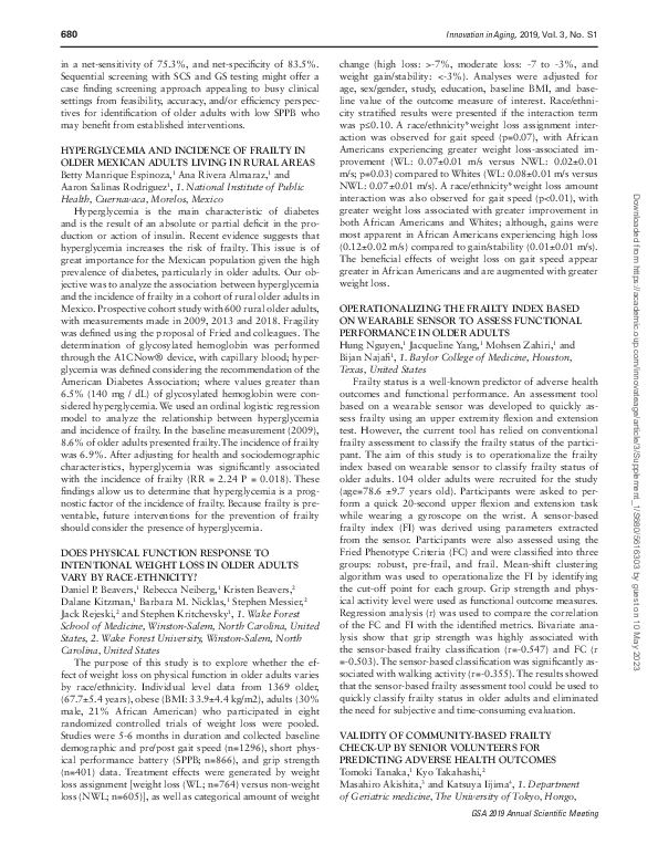 (PDF) Operationalizing the Frailty Index Based on Wearable Sensor to ...