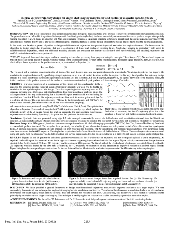 (PDF) A Region-sp Pecific Trajecto B Ory Design for R Single-shot Im a ...