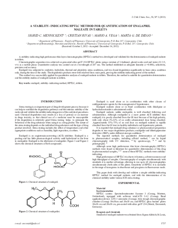 (PDF) A Stability- Indicating HPTLC Method for Quantification of ...