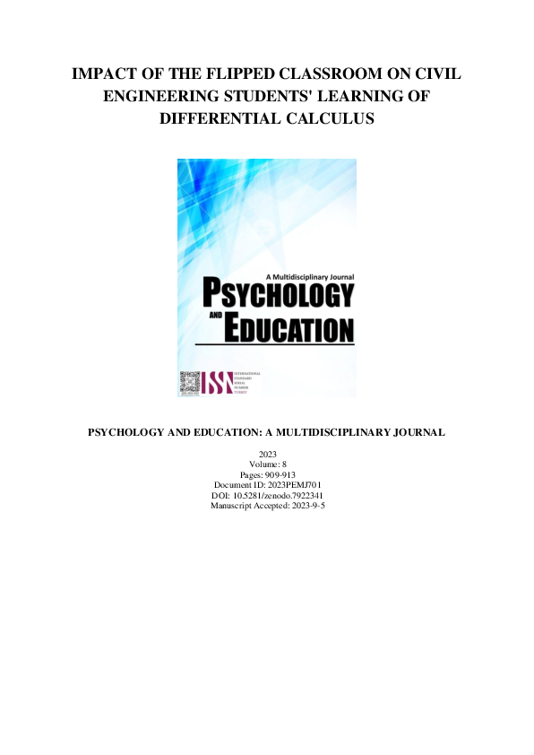 (PDF) Impact of the Flipped Classroom on Civil Engineering Students ...