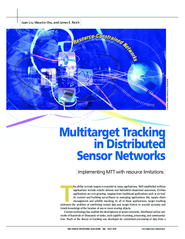 (PDF) Multitarget Tracking in Distributed Sensor Networks