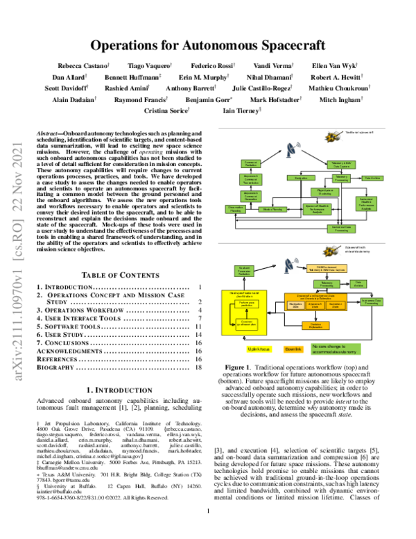 (PDF) Operations for Autonomous Spacecraft