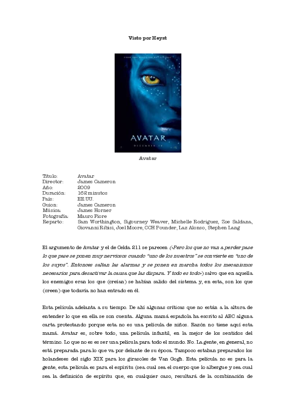 (PDF) Avatar