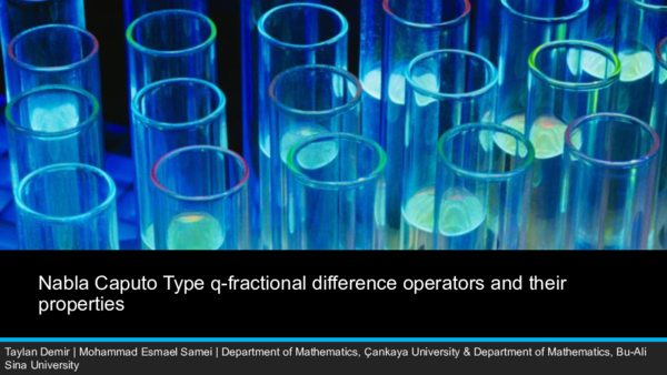 (PDF) Nabla Caputo Type q-fractional difference operators and their (1)