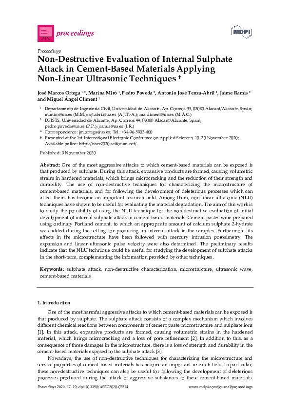(PDF) Non-Destructive Evaluation of Internal Sulphate Attack in Cement ...