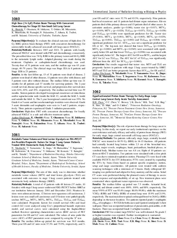 (PDF) Hypofractionated Proton Beam Therapy for Early-Stage Large ...