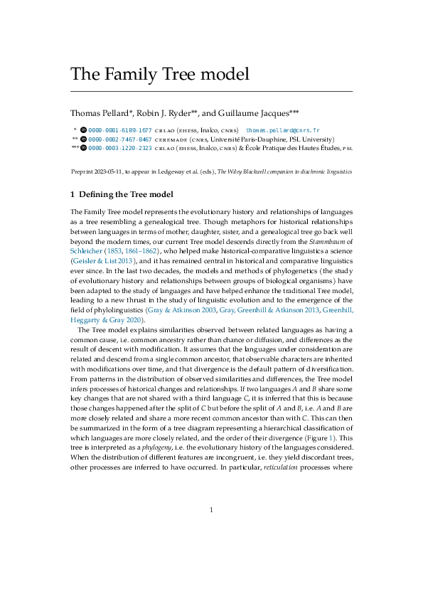  pdf the family tree model