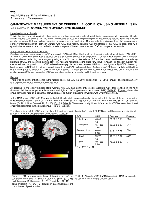 (PDF) Quantitative measurement of cerebral blood flow using arterial ...