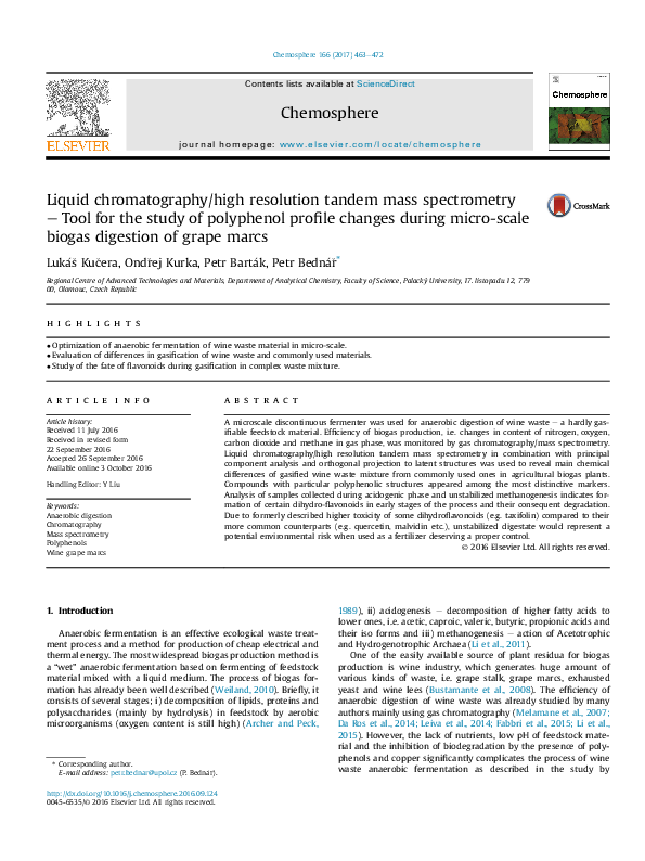 (PDF) Liquid chromatography/high resolution tandem mass spectrometry ...