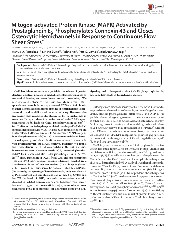 (PDF) Mitogen-activated Protein Kinase (MAPK) Activated by ...
