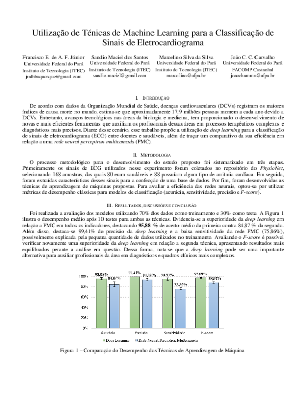 (PDF) Utilização de Técnicas de Machine Learning para a Classificação ...