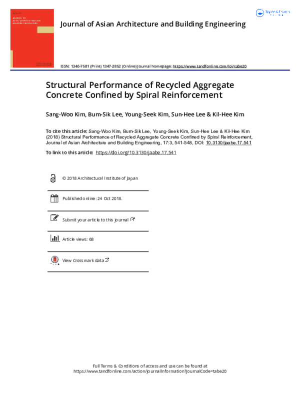 (PDF) Structural performance of recycled aggregate in CSP slab ...