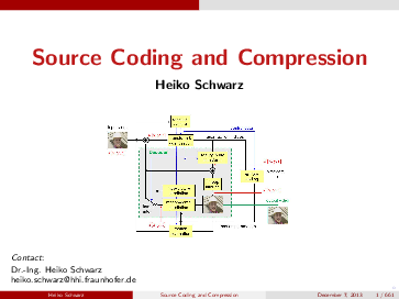 (PDF) Part I: Source Coding Fundamentals Review: Probability, Random ...