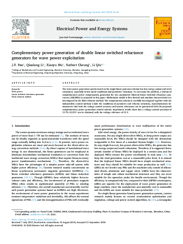 (PDF) Complementary power generation of double linear switched ...