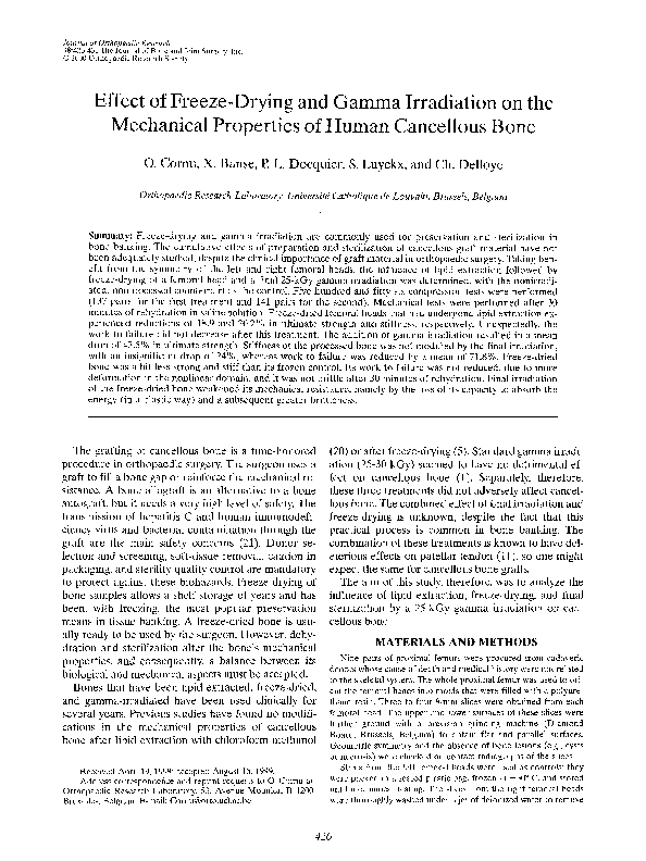 (PDF) Effect of freeze-drying and gamma irradiation on the mechanical ...
