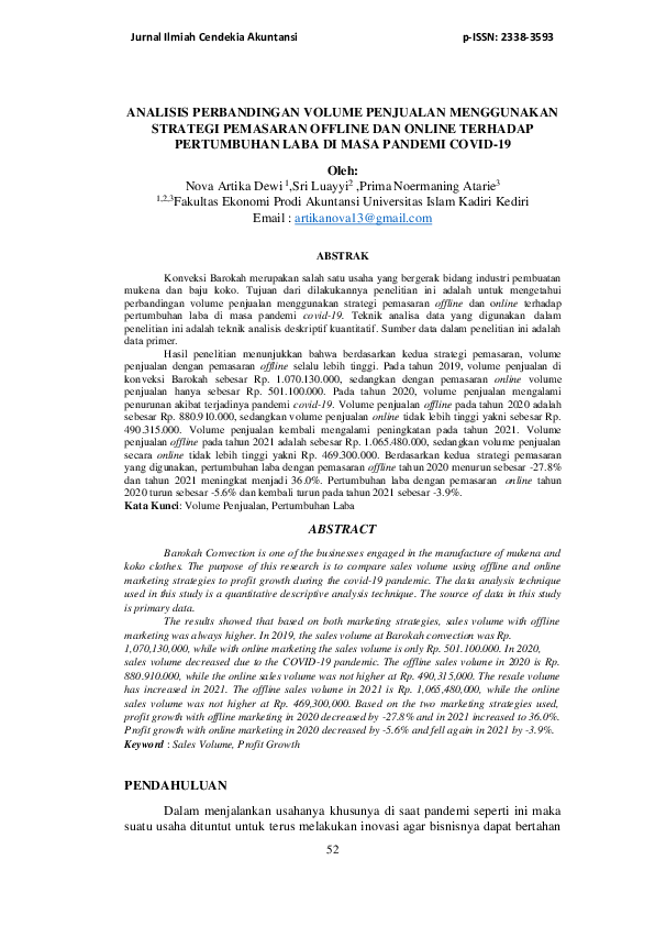 Brodo: Pertempuran Raksasa di Dua Medan Perang – Perbandingan Penjualan Offline dan Online