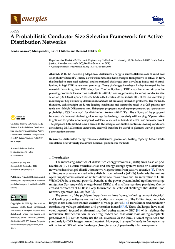 (PDF) A Probabilistic Conductor Size Selection Framework for Active ...