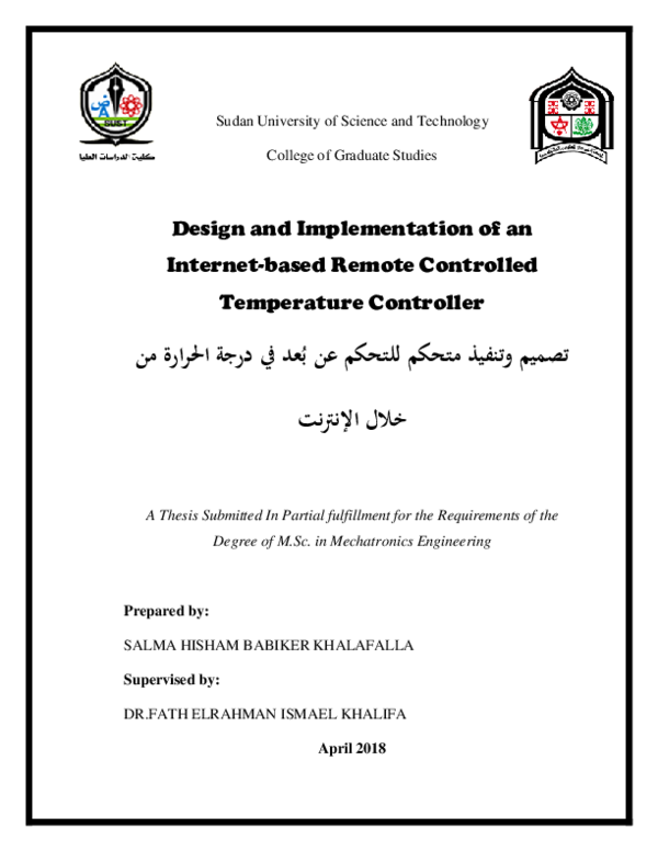 (PDF) Design and Implementation of an Internet-based Remote Controlled ...