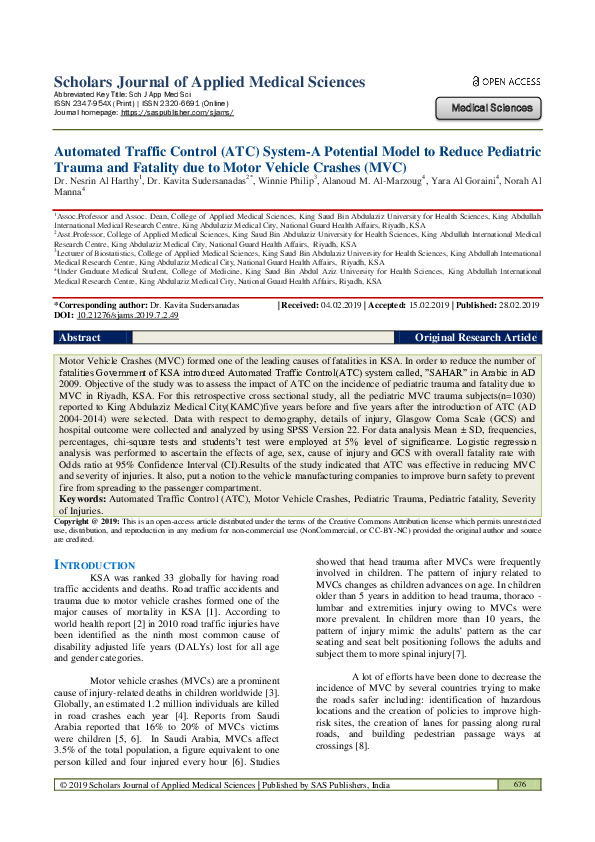 (PDF) Automated Traffic Control (ATC) System-A Potential Model to ...