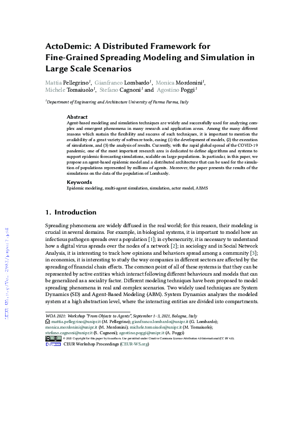 (PDF) ActoDemic: A Distributed Framework for Fine-Grained Spreading ...
