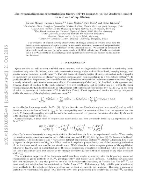 (PDF) The renormalized superperturbation theory (rSPT) approach to the ...
