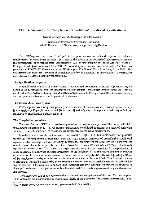 (PDF) CEC: A system for the completion of conditional equational ...