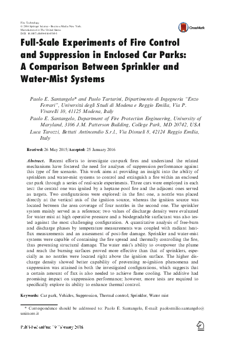 (PDF) Full-Scale Experiments of Fire Control and Suppression in ...