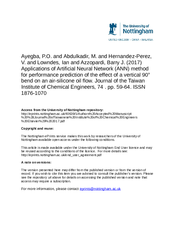 (PDF) Applications of artificial neural network (ANN) method for ...