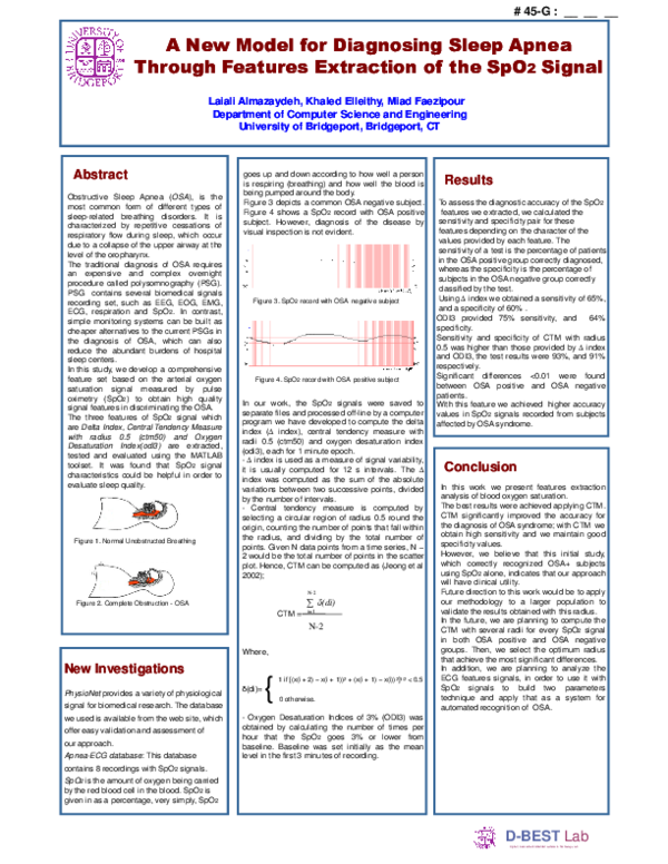 (PDF) A New Model for Diagnosing Sleep Apnea through Features ...