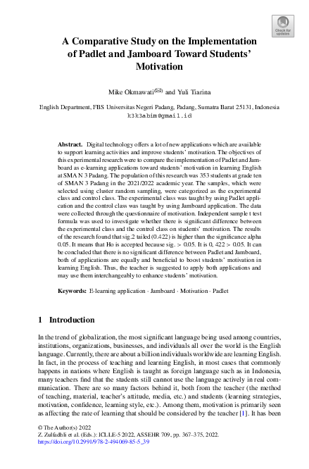 (PDF) A Comparative Study on the Implementation of Padlet and Jamboard ...