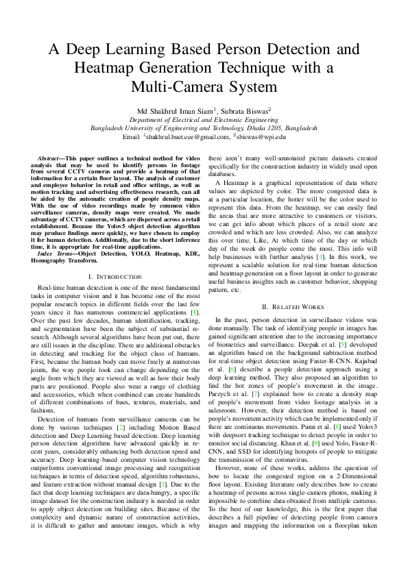 (PDF) A Deep Learning Based Person Detection and Heatmap Generation ...