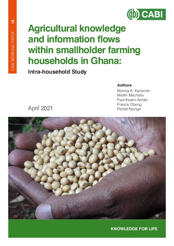 (PDF) Agricultural knowledge and information flows within smallholder ...