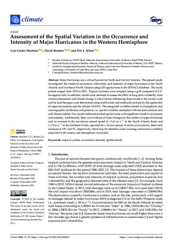 (PDF) Assessment of the Spatial Variation in the Occurrence and ...