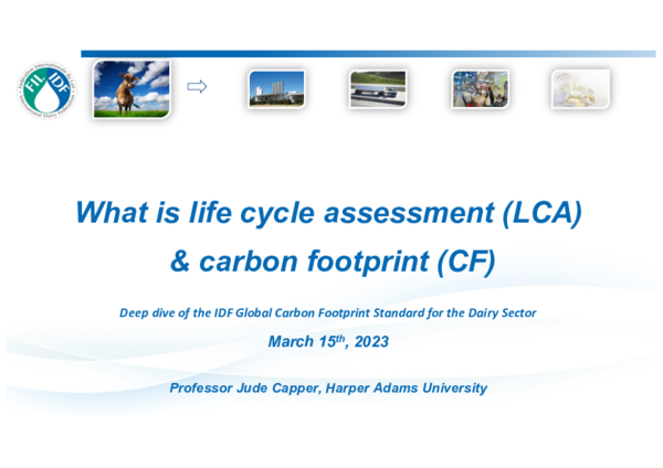 (PDF) What is life cycle assessment (LCA) & carbon footprint (CF) – A ...