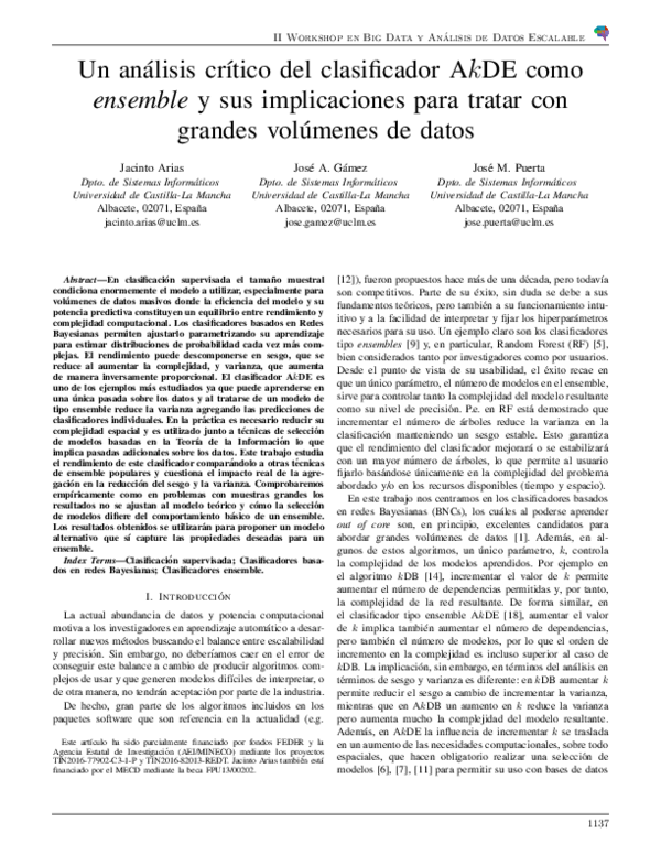 (PDF) Un análisis crítico del clasificador AkDE como ensemble y sus ...
