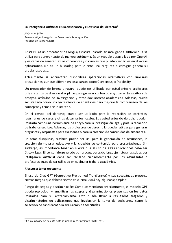 (DOC) La Inteligencia Artificial en la enseñanza y el estudio del ...