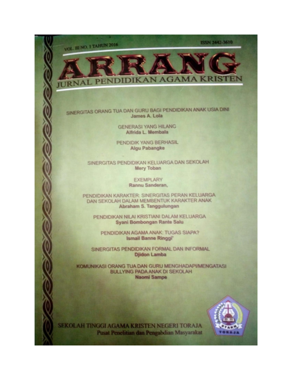 (PDF) Pendidikan Karakter (Sinergitas peran keluarga dan sekolah dalam ...