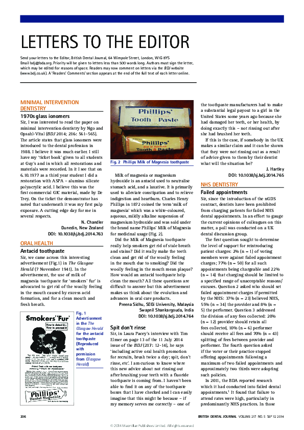 (PDF) Oral health Antacid toothpaste Dr.Swapnil Shankargouda