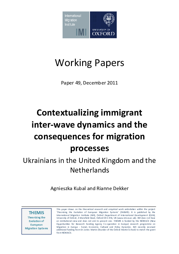 (PDF) Theorizing the Evolution of European Migration Systems