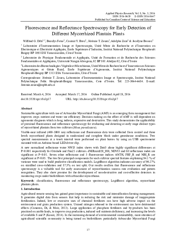 (PDF) 2 Formulation and Preparation of Inoculum Spores are extracted at ...