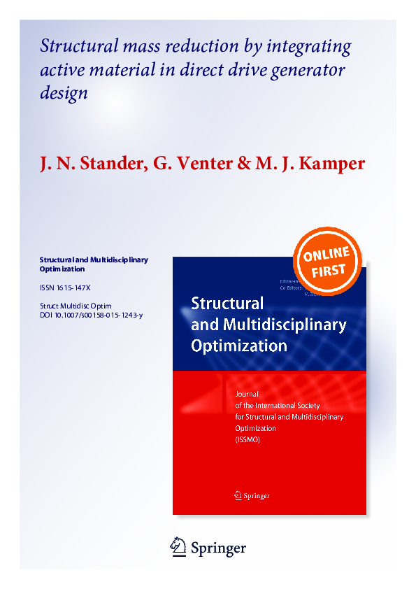 (PDF) Structural mass reduction by integrating active material in ...