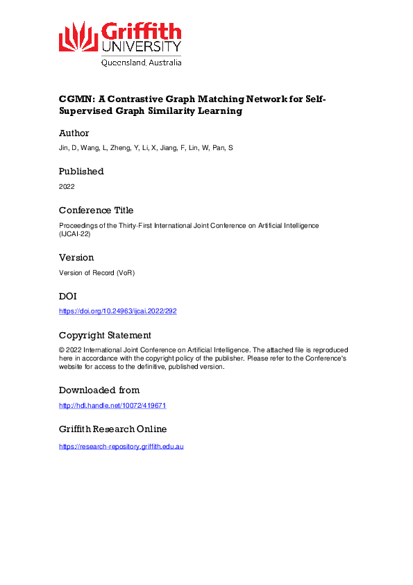 (PDF) CGMN: A Contrastive Graph Matching Network for Self-Supervised ...