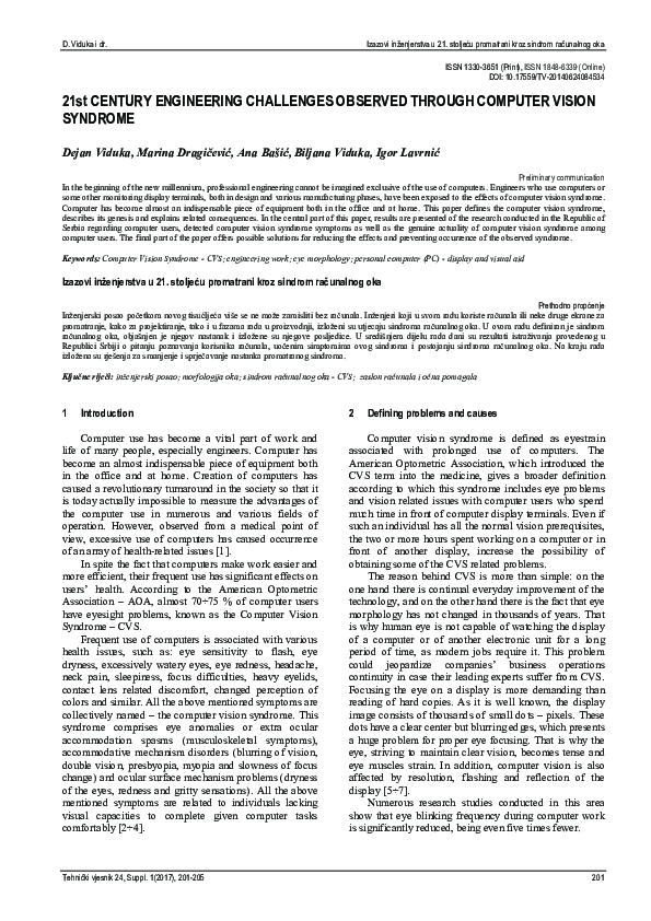 (PDF) 21st Century engineering challenges observed through computer ...