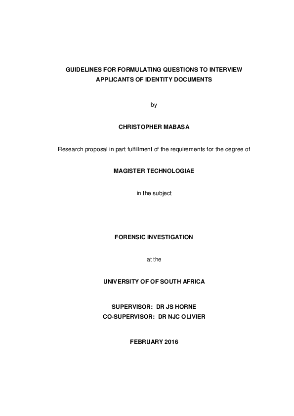(PDF) Guidelines for formulating questions to interview applicants of ...