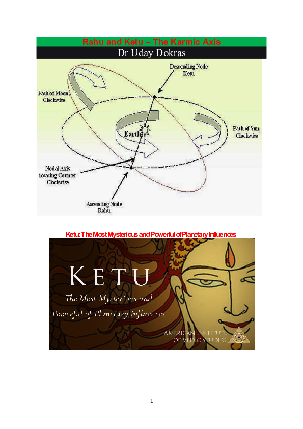 (DOC) Rahu and Ketu as ASURAS