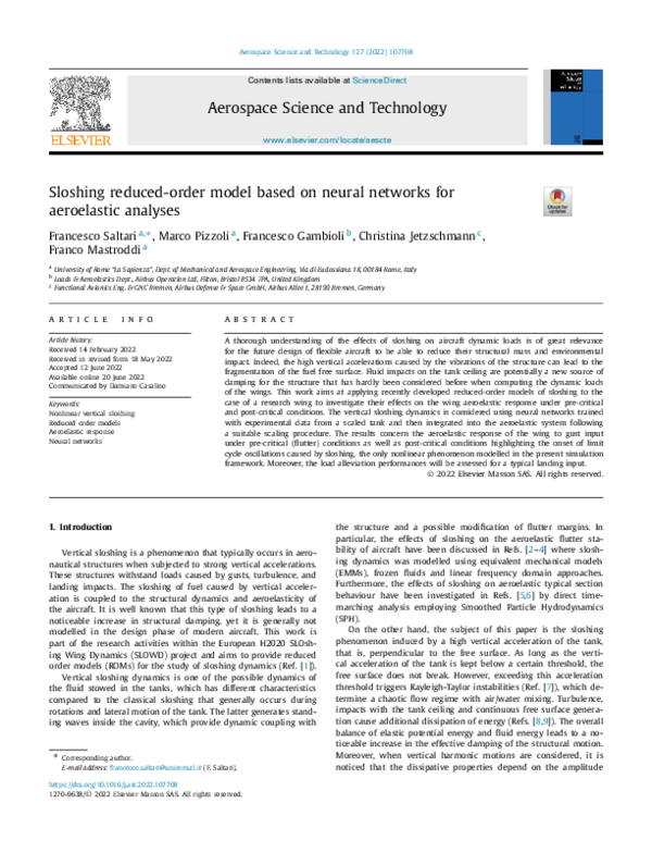 (PDF) Sloshing reduced-order model based on neural networks for ...