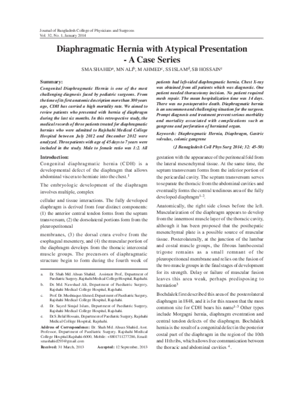 (PDF) Diaphragmatic Hernia with Atypical Presentation A Case Series 17_065 MD. SAKHAWAT