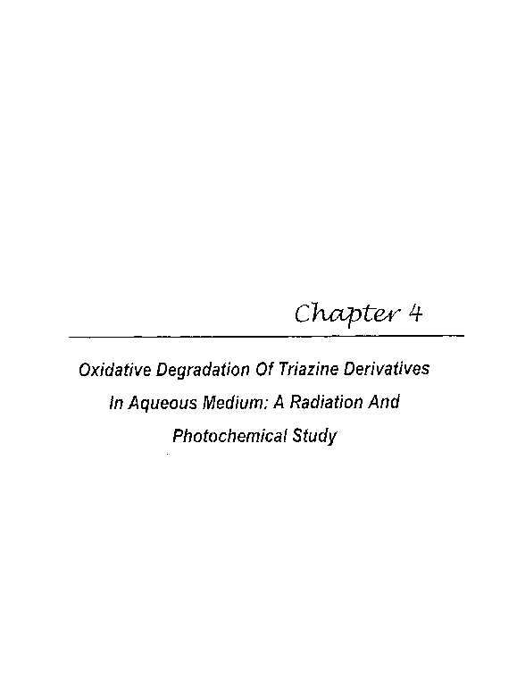 (PDF) Oxidative Degradation of Triazine Derivatives in Aqueous Medium ...