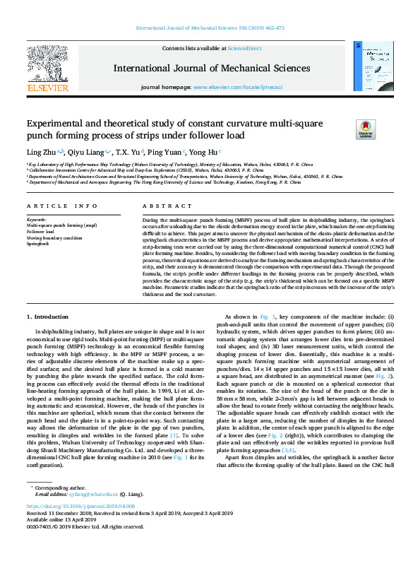 (PDF) Experimental and theoretical study of a constant-volume ...