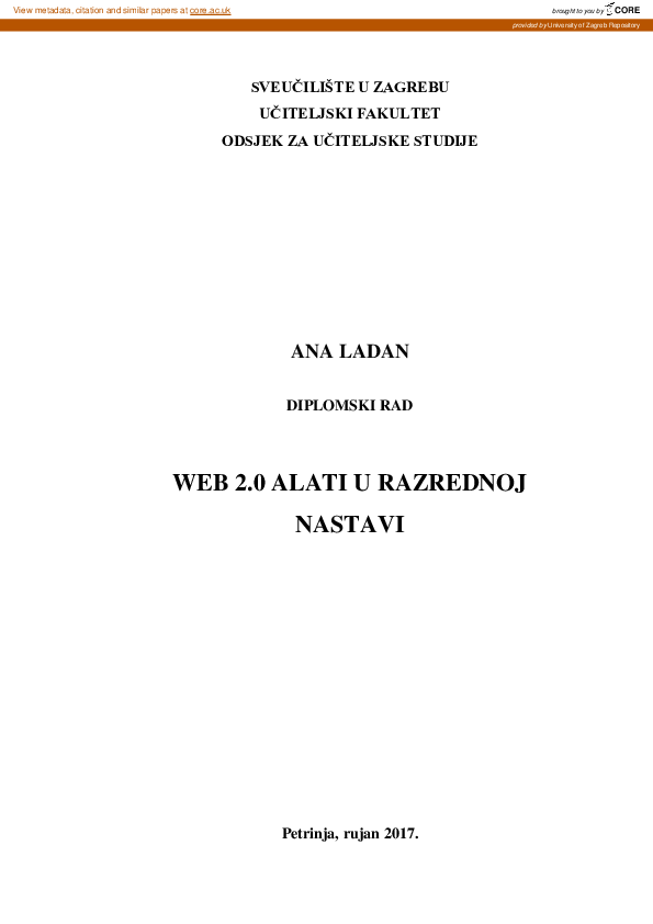 (PDF) Web 2.0 alati u razrednoj nastavi